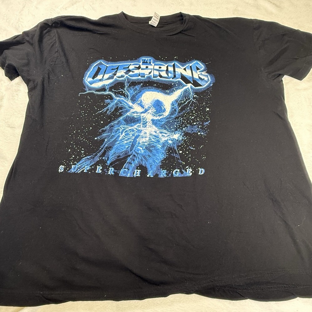 The Offspring Supercharged 2025 Tour T-Shirt Men’s 2XL Black Punk Rock